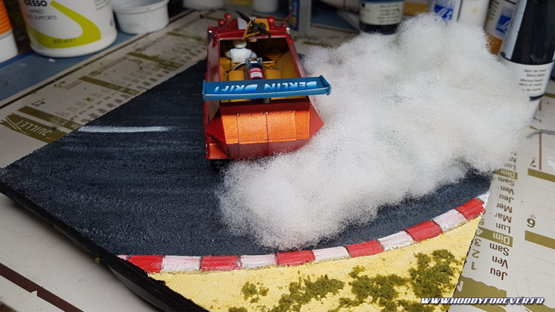 Diorama Sdkfz.251 Racing, un blindé en plein drift !