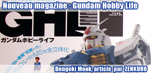Présentation du magazine Gundam Hobby Life