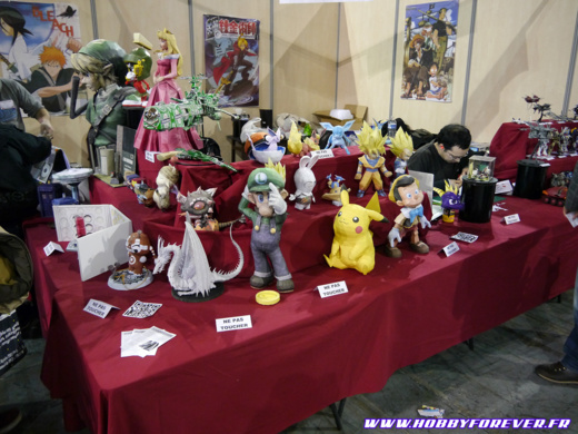 Le stand ANIGetter avec l'expo papercraft Le stand ANIGetter avec l'expo papercraft