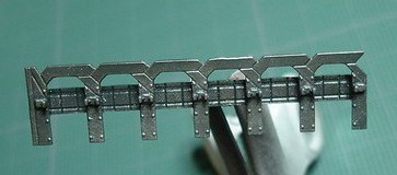 effet métalisé sur une rampe d'arrimage effet métalisé sur une rampe d'arrimage