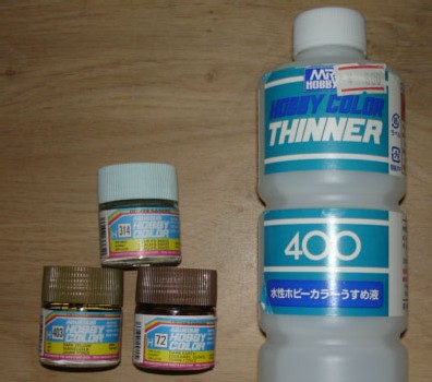 Peinture acrylique Hobby color et diluant Peinture acrylique Hobby color et diluant