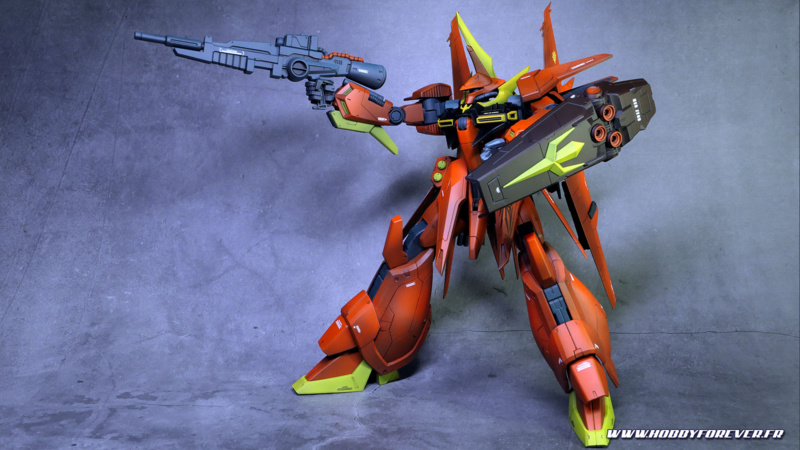 RE/100 AMX-107 Bawoo - Technique "black & white" pour Gunpla RE/100 AMX-107 Bawoo - Technique "black & white" pour Gunpla