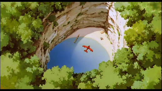 La crique lors du retour de Porco en compagnie de Fio La crique lors du retour de Porco en compagnie de Fio