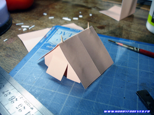 La tente montée La tente montée