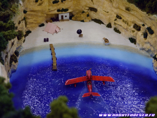 Diorama Porco Rosso - "Retour à la crique" Diorama Porco Rosso - "Retour à la crique"