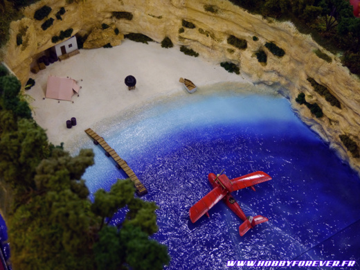Diorama Porco Rosso - "Retour à la crique" Diorama Porco Rosso - "Retour à la crique"