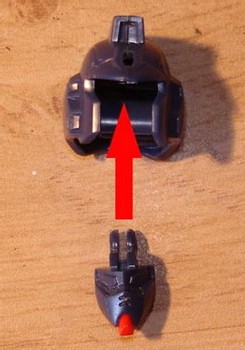 Le visage peut rentrer directement dans le casque assemblé Le visage peut rentrer directement dans le casque assemblé