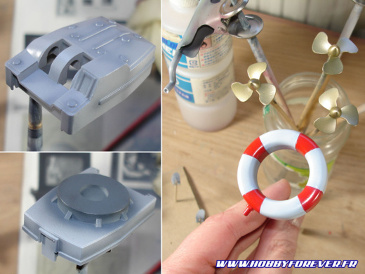 La peinture a été réalisée à l'aérographe, avec réalisation d'un preshading. La peinture a été réalisée à l'aérographe, avec réalisation d'un preshading.