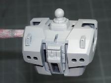 Buste de Gundam MkII 1/144 apprété à l'aérographe au Mr Surfacer 1000 Buste de Gundam MkII 1/144 apprété à l'aérographe au Mr Surfacer 1000