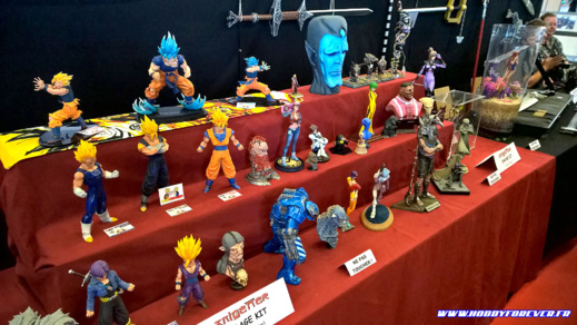 Les figurines DBZ recolorées de Chris Figurine et les garage kits de Passion Garage Kits