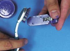 Drybrush avec une brosse à dent