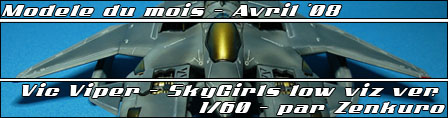 Vic Viper SkyGirls low visibility ver. 1/60 par Zenkuro Vic Viper SkyGirls low visibility ver. 1/60 par Zenkuro