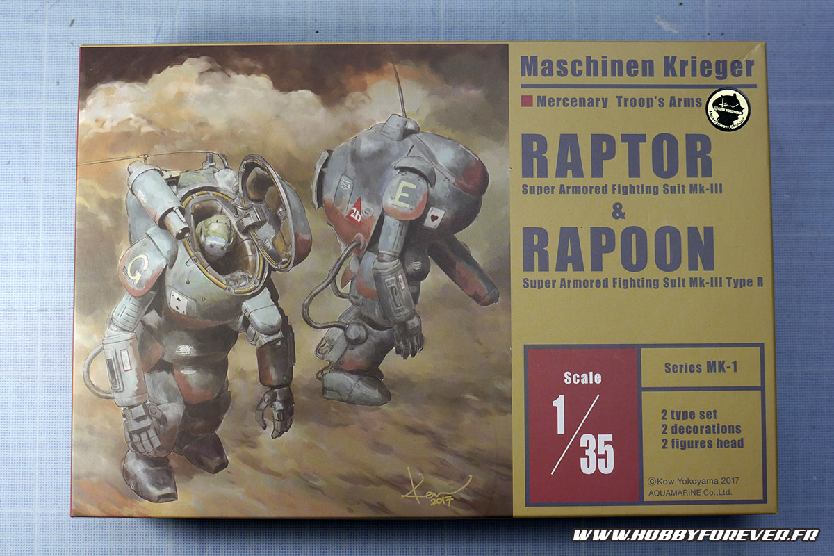 Une superbe box art par Kow Yokohama, comme pour tous les kits franchisés Ma.k Une superbe box art par Kow Yokohama, comme pour tous les kits franchisés Ma.k