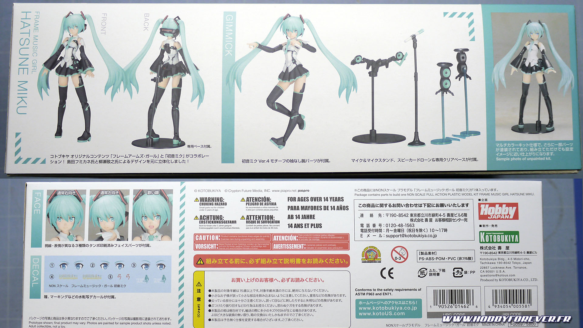 Unboxing - Frame Music Girl Hatsune Miku par Kotobukiya