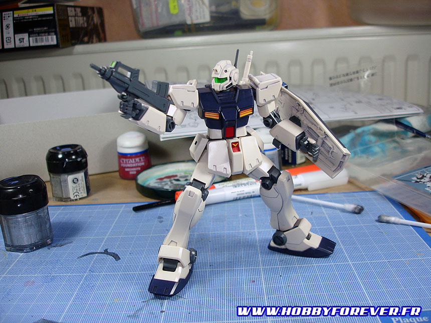 Tutoriel "No Paint" 4 - 2nd partie : Retouches de peinture et Gundam Markers