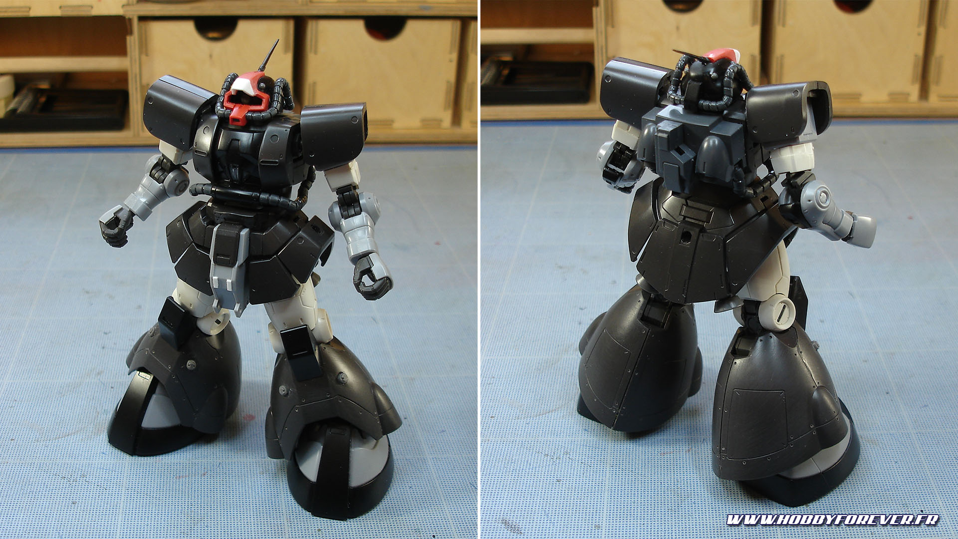 WIP - HG YMS-08B Dom Test Type - Détailler un Gunpla, 2e partie