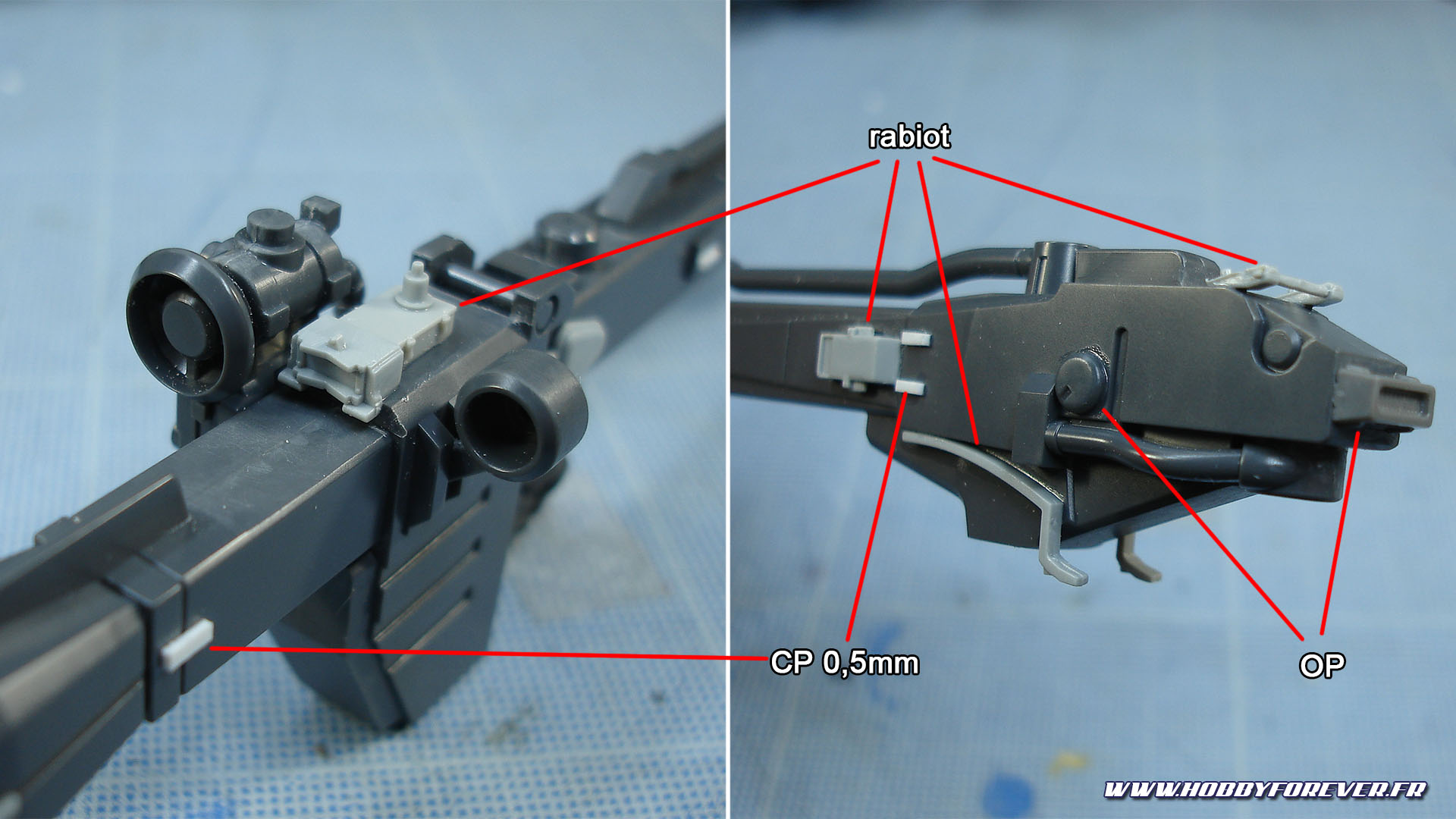 WIP - HG YMS-08B Dom Test Type - Détailler un Gunpla, 3e partie