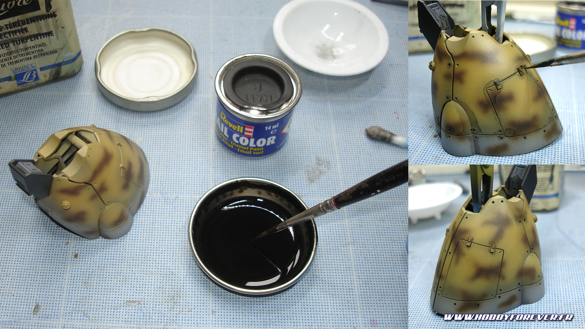 Application du jus d'enamel