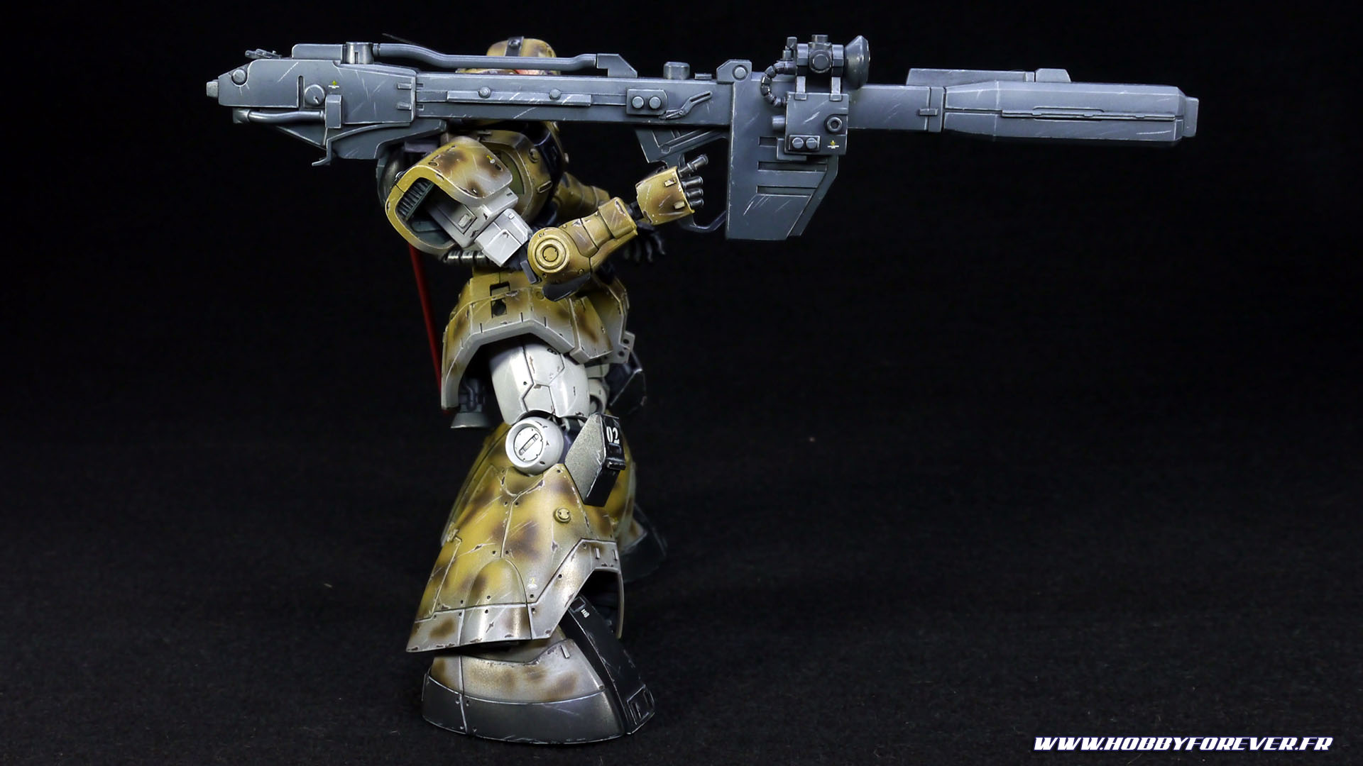 Finished work - HG YMS-08B Dom Test Type Desert Op. Finished work - HG YMS-08B Dom Test Type Desert Op.