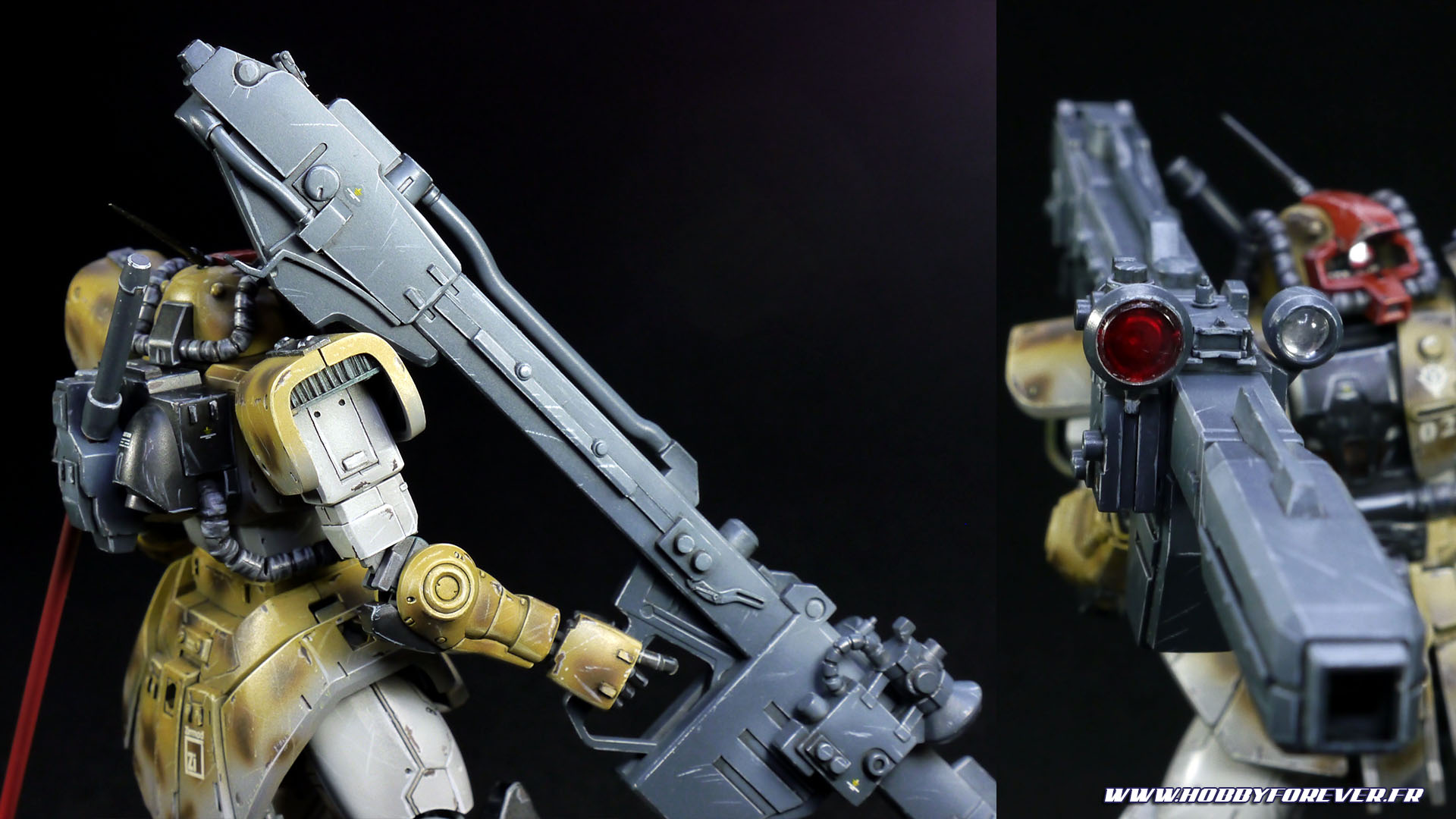 Finished work - HG YMS-08B Dom Test Type Desert Op. Finished work - HG YMS-08B Dom Test Type Desert Op.