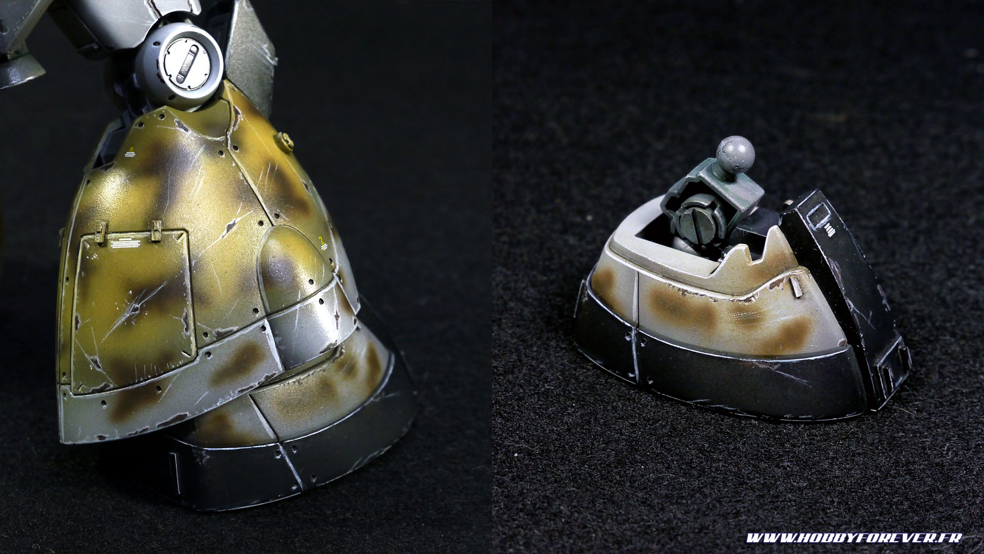 Finished work - HG YMS-08B Dom Test Type Desert Op. Finished work - HG YMS-08B Dom Test Type Desert Op.