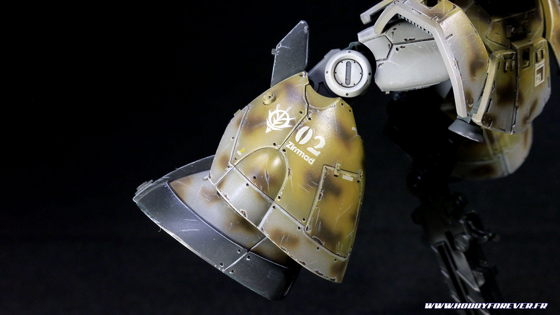 Finished work - HG YMS-08B Dom Test Type Desert Op. Finished work - HG YMS-08B Dom Test Type Desert Op.