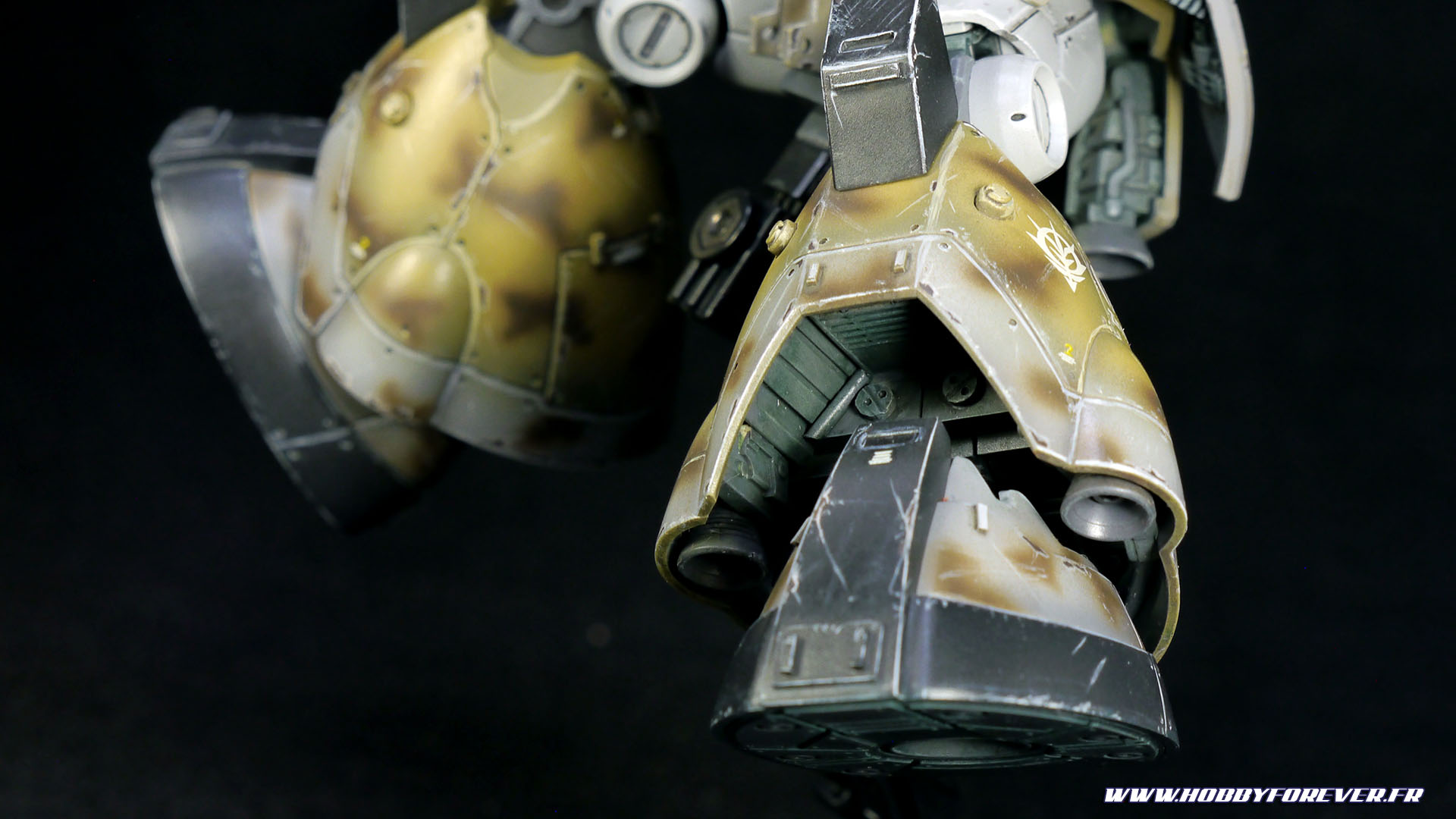 Finished work - HG YMS-08B Dom Test Type Desert Op. Finished work - HG YMS-08B Dom Test Type Desert Op.