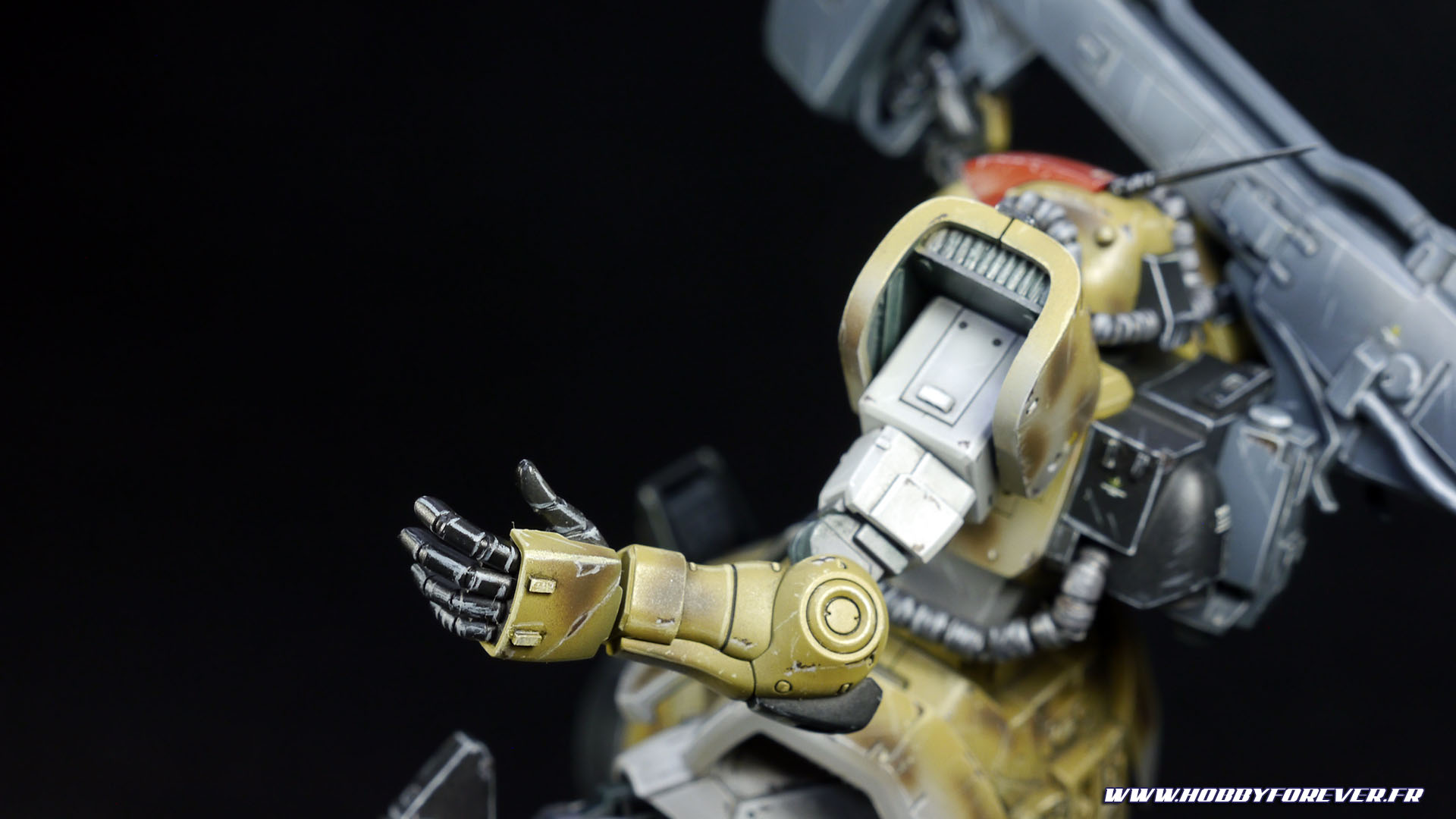 Finished work - HG YMS-08B Dom Test Type Desert Op. Finished work - HG YMS-08B Dom Test Type Desert Op.