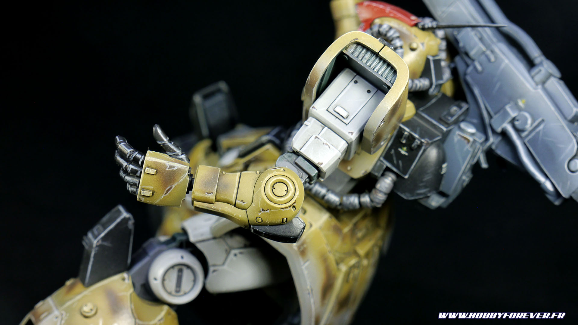 Finished work - HG YMS-08B Dom Test Type Desert Op. Finished work - HG YMS-08B Dom Test Type Desert Op.