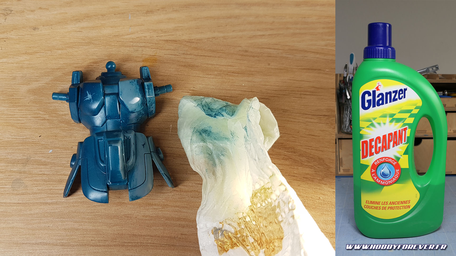 Les peintures solvantées Stardust Color peuvent être décapées au Glanzer Les peintures solvantées Stardust Color peuvent être décapées au Glanzer