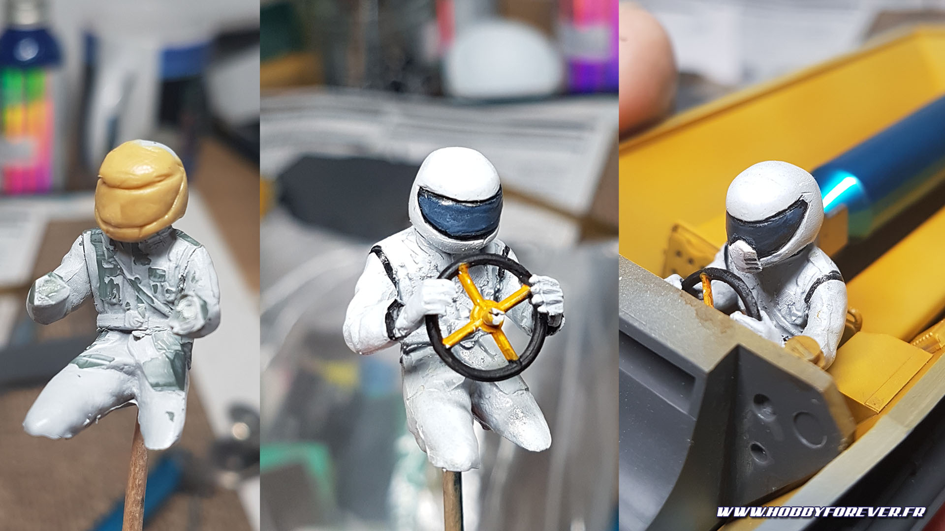 Au fil de l'avancée du projet, le pilote est devenu le Stig ! Au fil de l'avancée du projet, le pilote est devenu le Stig !