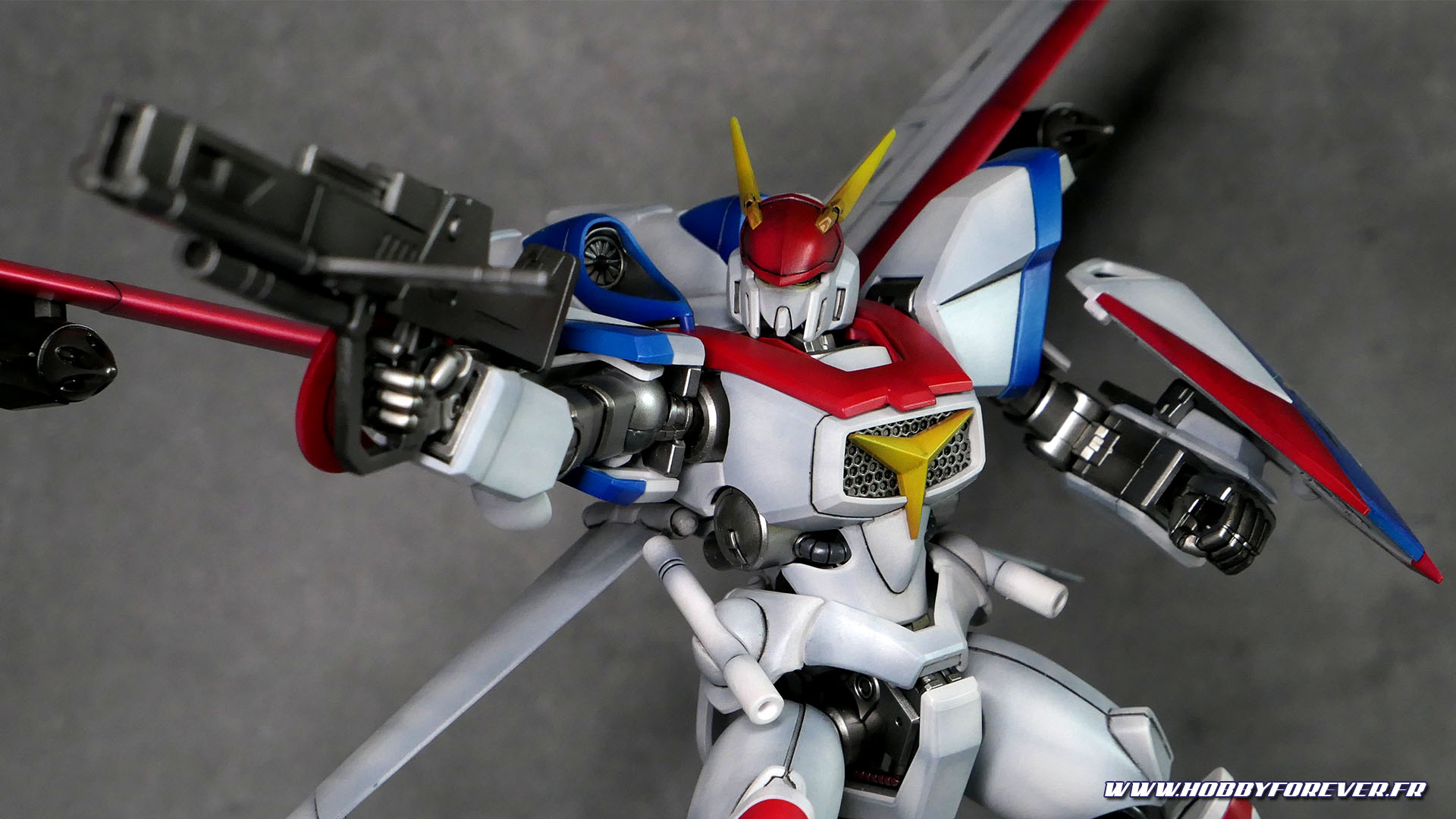 La peinture métallisée permet de mettre en valeur la frame qui est visible en de nombreux endroits. La peinture métallisée permet de mettre en valeur la frame qui est visible en de nombreux endroits.