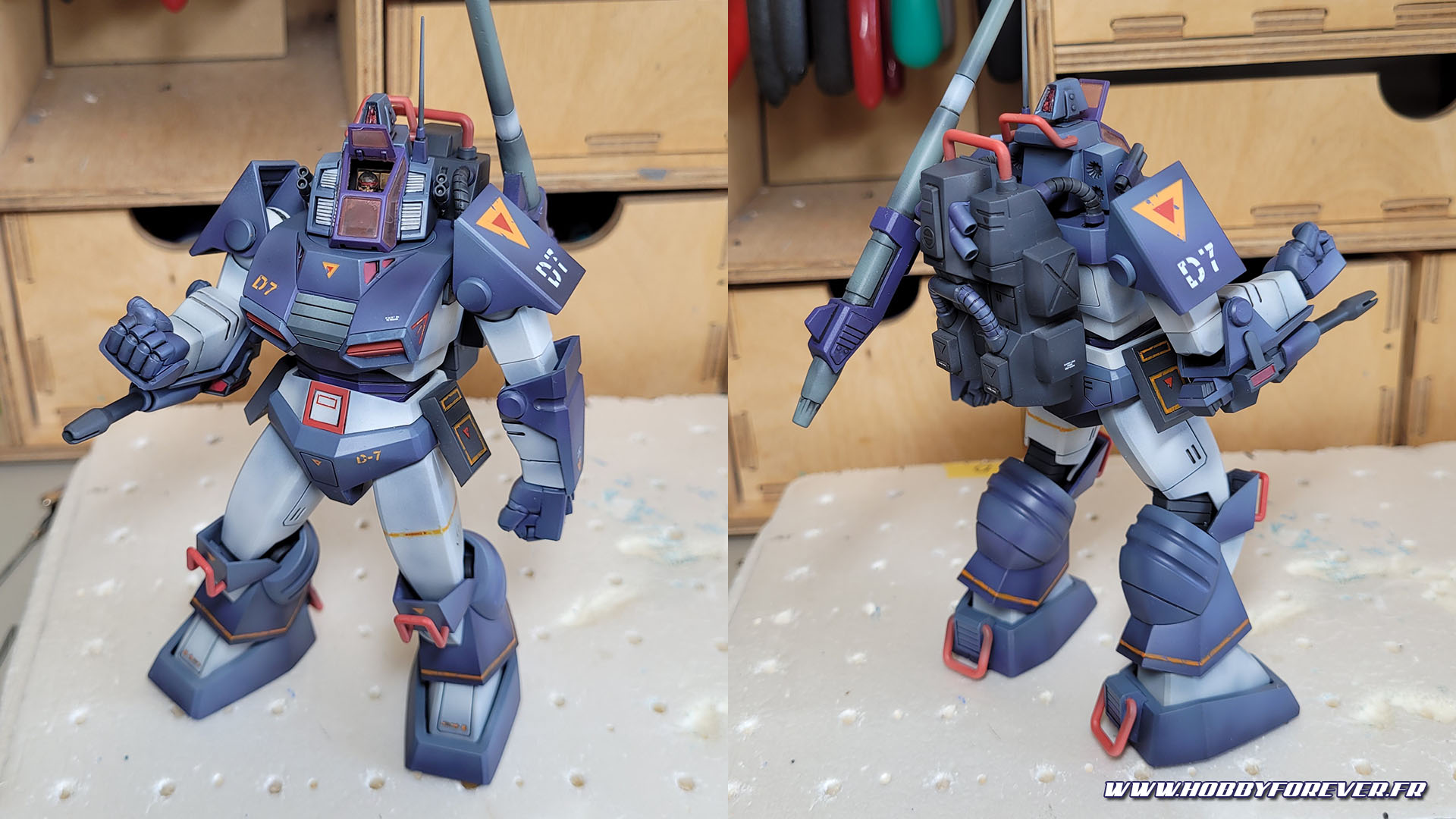 Le Dougram peint avant vieillissement Le Dougram peint avant vieillissement