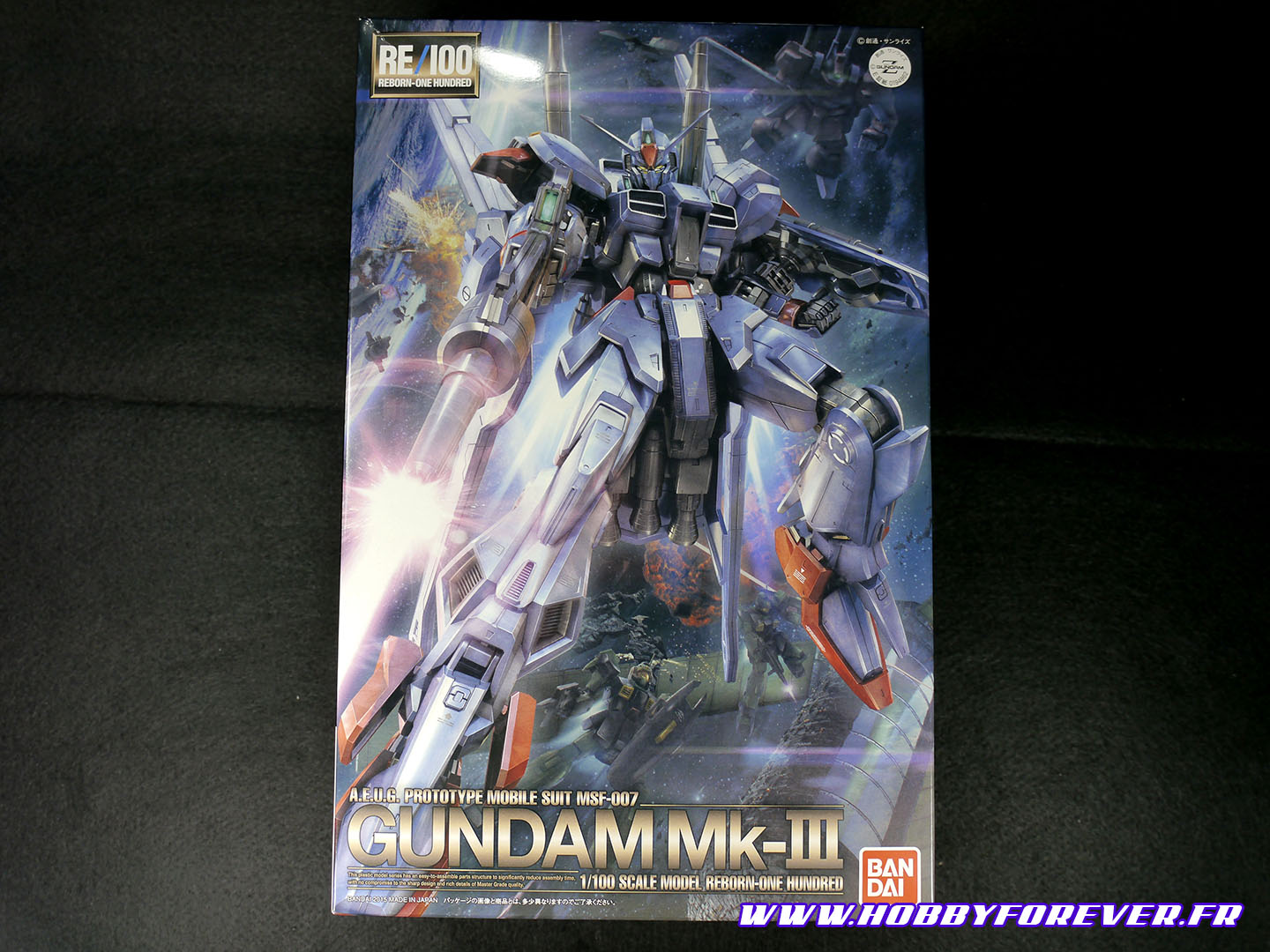 Boxart du RE/100 Gundam Mk-III Boxart du RE/100 Gundam Mk-III