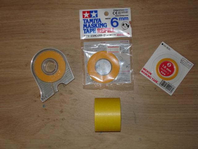 Masking tapes Tamiya et Aizu Masking tapes Tamiya et Aizu