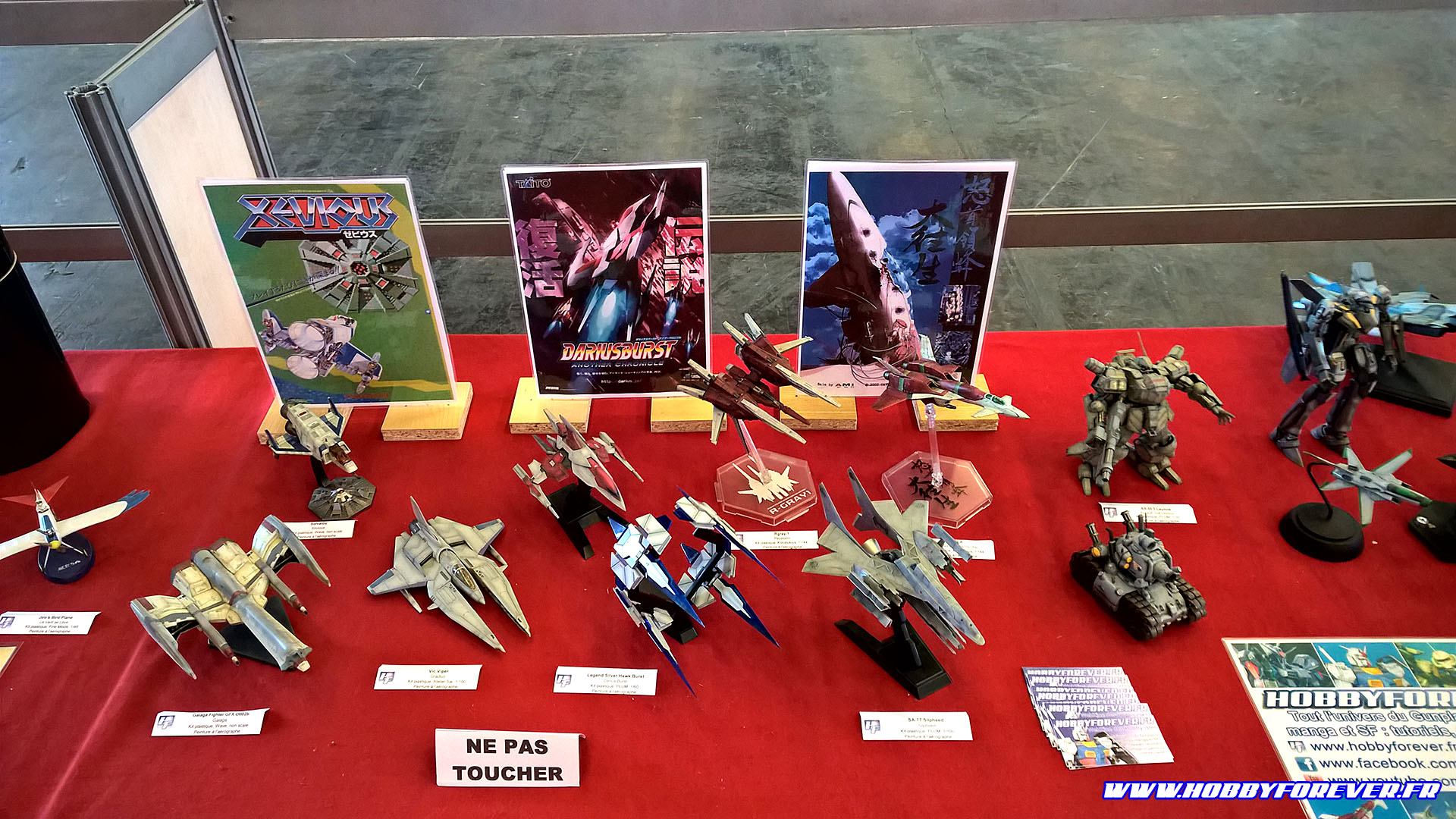 La partie shmups / jeux vidéo de l'exposition La partie shmups / jeux vidéo de l'exposition