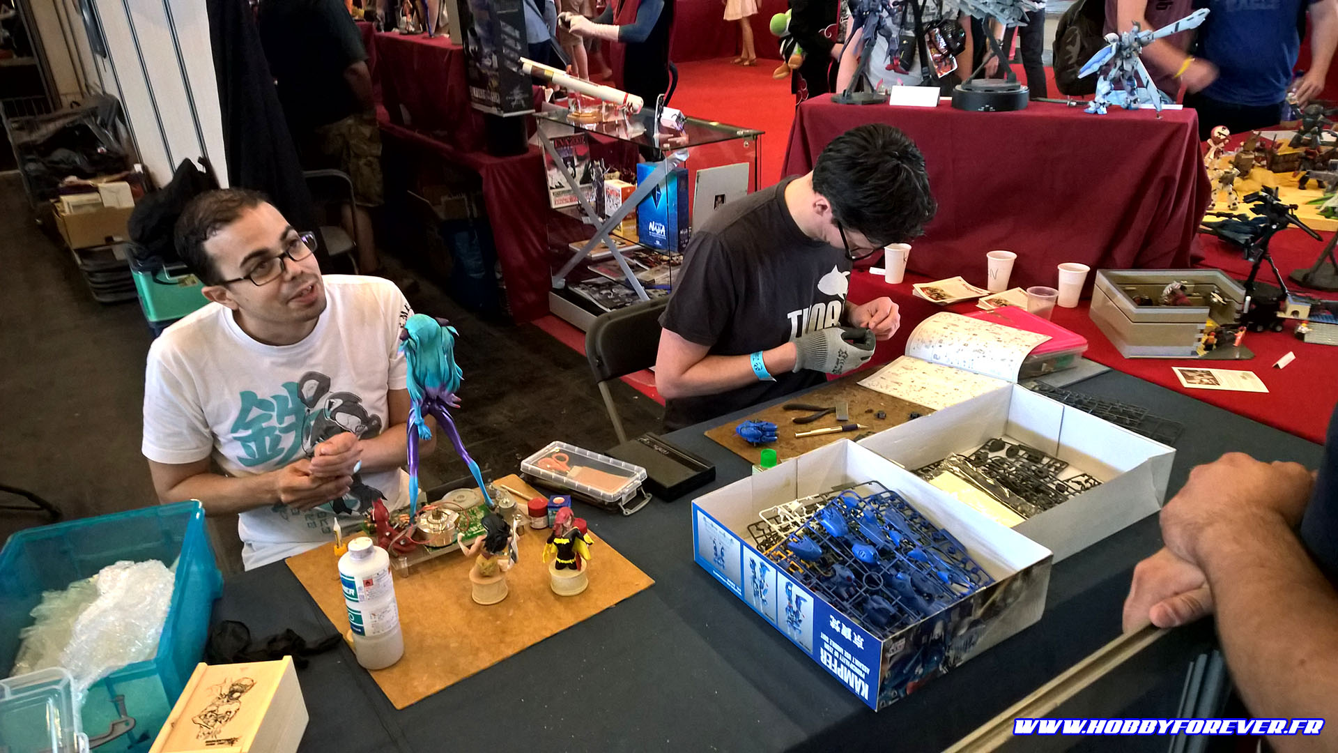 Jonas (PGK) et Varine en pleine démo Jonas (PGK) et Varine en pleine démo