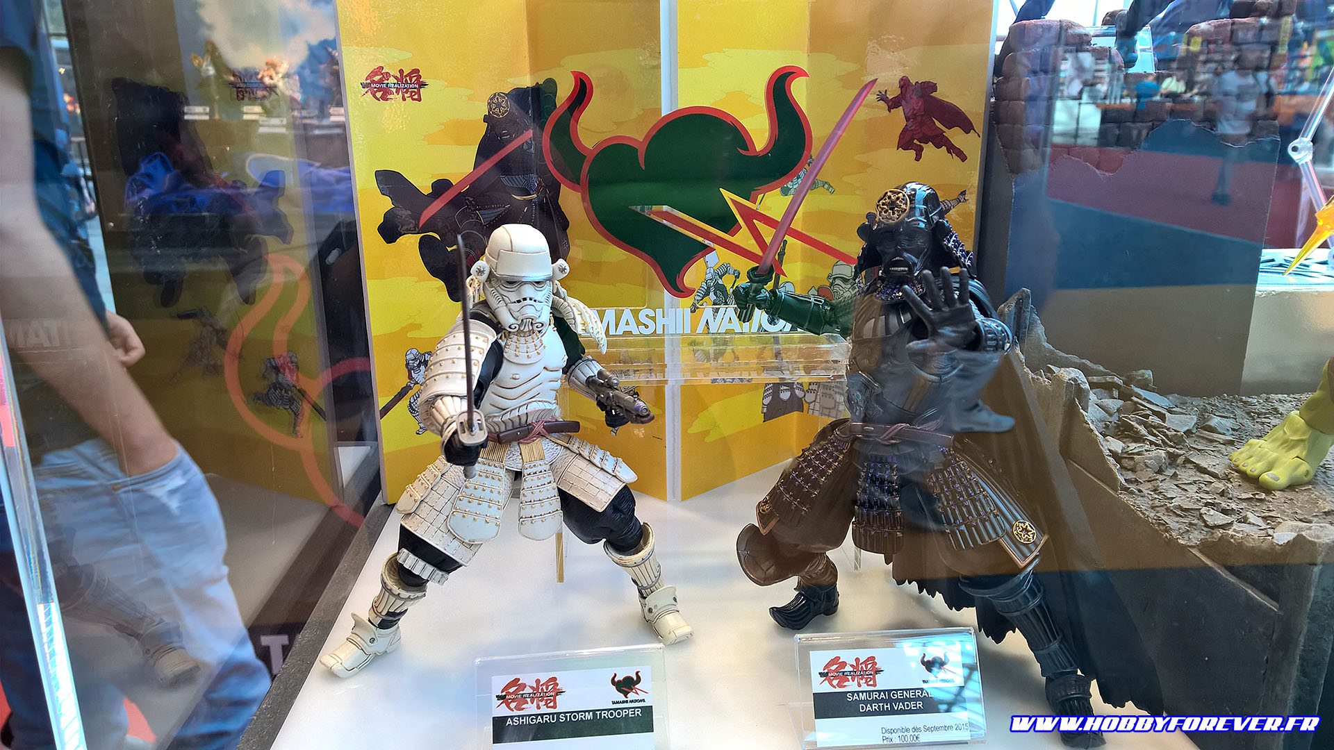 Storm Trooper et Darth Vader Samourai chez Tamashii Nation