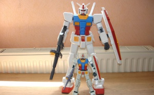 RX-78 Gundam Mega Size - le montage
