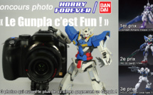 Concours photo Facebook "LE GUNPLA C'EST FUN !" en partenariat avec Bandai