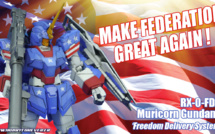 Finished work - RX-0-FDS Muricorn Gundam 'Freedom Delivery System'